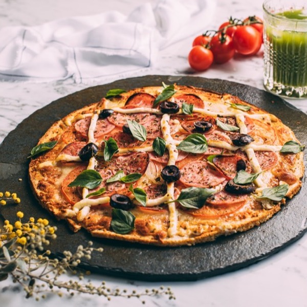 Pizza integral da casa
